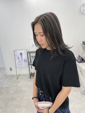 ブラウン(Brown) ハイライトカラー/白髪ぼかし/イメチェン/美髪/藤沢美容室