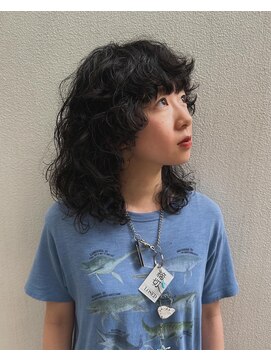 レコ(LECO) 無造作セミロングウェーブパーマ