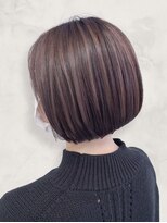 ムード マグ レーベル 南松本(MOOD Mag Label)&nbsp;大人可愛い丸みボブピンクラベンダーベージュベビーピンク