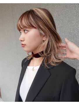 ユルクメゾンシティ 名古屋(JURK MAISON CITY) 【ami style】ハイライト　デザインカラー　インナーカラー