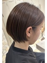 カナモ(Canamo)&nbsp;ショートボブ/丸みショート/チョコブラウン