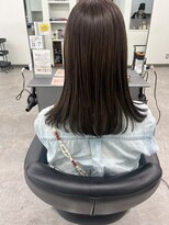 ガルボヘアー 桟橋店(garbo hair) マットグレージュ トリートメント 重めボブ