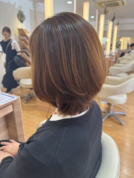 ニューヨークニューヨーク 姫路広畑店(NYNY) 大人可愛い20代30代40代50代小顔◎ミディアムボブ