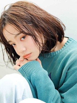 ヘアリゾート粋 トゥジュ 池袋東口店(tujuh) ミディアム/ワンカール/ボブ/ショコラベージュ