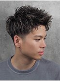 アップバングショート