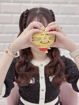 リルミー(Lilme) 編み上げふわふわハーフツイン*まゆ