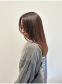 髪質改善/地毛ハイライトカラー/ミルクブラウン20代30代40代50代