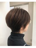 ふんわり束感ショート☆髪質改善カラー