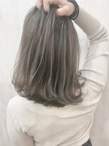 ベルヘアーデザイン 堺東(Belle hair Design)&nbsp;外国人風ハイトーンオリーブグレージュ20代30代40代堺東