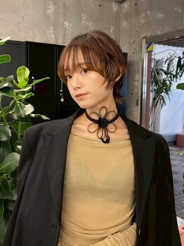 キャラハーフ 池袋東口店(KYARA HALF)の写真/小顔×骨格補正カットで理想のショートへ!扱いやすく、もちがいいスタイルを提案◎再現性も抜群【池袋】