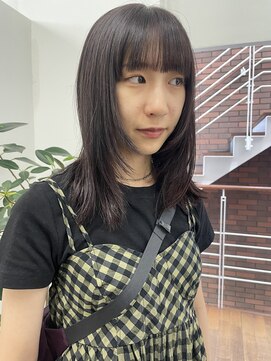 キー(kii) 顔まわりレイヤー/レイヤーカット/ラベンダーカラー