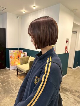 ヘアーブレイス(hair brace) 千葉駅/着物ヘア/大人ガーリー/ダークアッシュ/似合わせカット