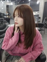 ラベル 渋谷(LAVEL)&nbsp;レイヤーカット×ブリーチなしモカブラウン