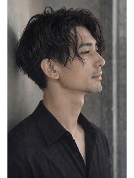 キュー(Cue_) men'shair/リバースセンターパート/メンズショート/メンズ