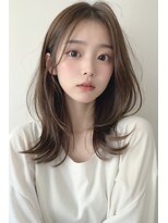 コア 梅田茶屋町店(Core) レイヤーカット グレージュ 髪質改善 縮毛矯正 梅田