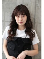 ピズムハク(PISM hak)&nbsp;ウェーブ巻き/ショコラブラウン/韓国風レイヤーカット