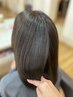 【髪質改善☆】ストレート+美髪カラー+カットMETEO TR配合￥27060[カット]