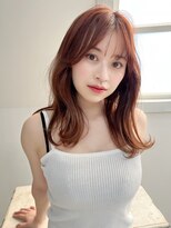 ロッカ(ROCCA)&nbsp;レッドブラウン×レイヤースタイル