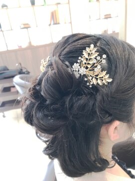 マリアール(MariR) ねじりハーフアップ