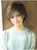 ヴェールウェーブブルージュアシメ似合わせカットショート