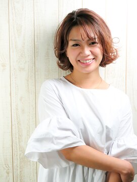 フレンズ 麻生店(friend's) 【札幌麻生 ボブ×デザインカラー(グラデーションカラー)】