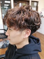 サンクスヘアー(Thanks hair) Thanks hair メンズマッシュ×パーマ