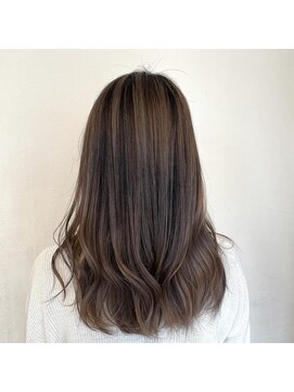 リアン 熊谷本店(Rien) バレイヤージュカラー×ベージュ