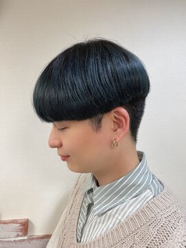 ルフレ 新宿本店1st(Reflet) 《ネイビーブルー》#新宿#新宿三丁目#髪質改善