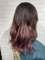 ビスイル 秋葉原店(Vis ill) グラデーション/ブリーチ/シアーピンク/大人かわいい