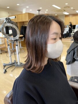 ケーフィール(HAIR PRODUCE K-feel) 外はねミディ