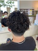 ツーブロスパイラルパーマ