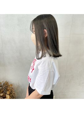 ミント(mint) オリーブ/オリーブグレージュ/くすみカラー/ブリーチカラー