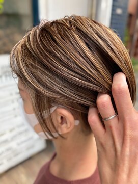 マイロ(MYRO) 【MYRO】白髪ぼかしミルフィーユカラー