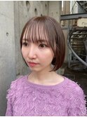 ぱっつんボブ