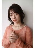 ウルフレイヤーボブ【ヴィーガンカラーオリーブグレージュ】