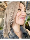 ベージュヘアカラー