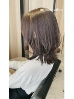 アン たまプラーザ(un)&nbsp;くびれミディアム/イルミナカラー/髪質改善オージュア