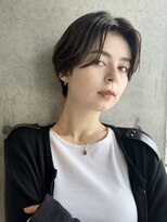 アンドレイ 表参道(andrey)&nbsp;[ANDREY]グレーベージュ/レイヤーロング/前髪パーマ黒髪カタログ