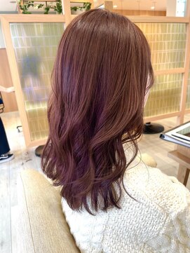 アドラーブル 長岡リップス旭岡店(adorable) 大人可愛いピンクブラウンブリーチなし