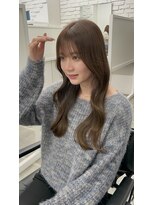 リアン バイ キートス(Lien by kiitos)&nbsp;ぱっつん前髪/ことりベージュ/くびれレイヤー/韓国ヘア/小顔美髪