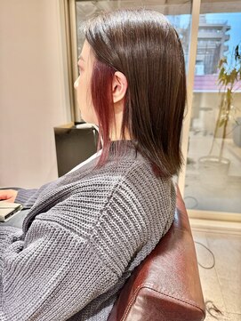 アーティクル(Article) 【Article二子玉川】ピンクインナーカラー