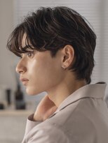 レタッチバイフィフス(RETOUCH by fifth) センターパートメンズマッシュパーマニュアンスパーマ刈り上げ