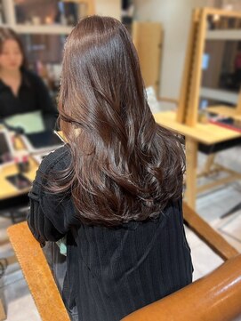 ラボヌールヘアーリアン 川越店(La Bonheur hair Lien) ココアベージュ/艶ブラウン