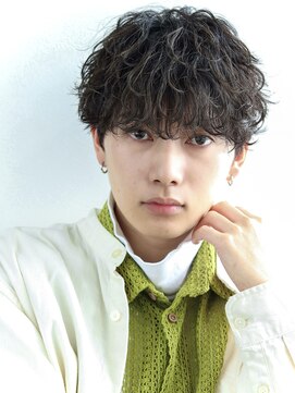 オーシャントーキョー 原宿(OCEAN TOKYO) 波巻きパーマメンズツイストスパイラルパーマツーブロック