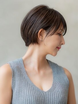 ケアリー  八千代緑が丘(Carelly) 大人かわいい前髪セシルカットココアブラウンフリンジウェーブ