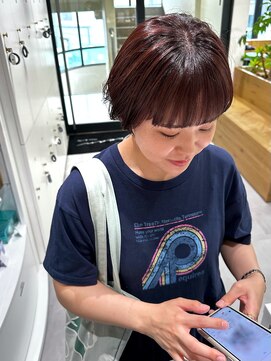 オーシャン(Ocean) ［Ocean Hair&Life 水田］暖色系カラー×マッシュショート