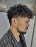 ☆メンズパーマ☆カット＋パーマ＋トリートメント　￥13860~