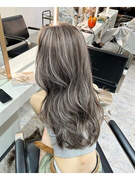 ブレンド 渋谷(BLend) ハイライトブルージュマチルダボブインナーグレージュ