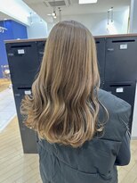 ユニ バイ マグ 長野店(Uni.by Mag) 大人可愛い小顔こなれカールミルクティーカラーブリーチなし