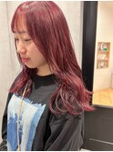 ピンクベージュダブルカラーブリーチ長岡/新潟/宮関